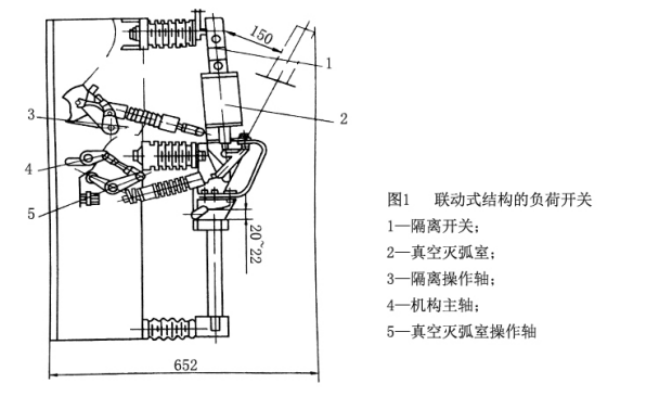 高壓開關(guān)柜中真空負(fù)荷開關(guān)的結(jié)構(gòu)和工作原理